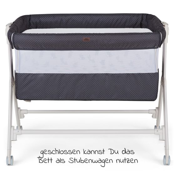 ABC Design Beistellbett und Stubenwagen Sari - inkl. Matratze und Zubehör - Fox