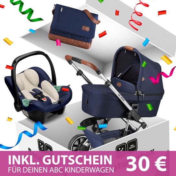 ABC Design Beratungsbox - Kombi-Kinderwagen mit persönlicher Einzelberatung und 30 Euro Gutscheincode