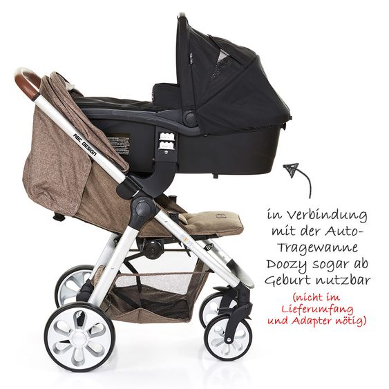 ABC Design Buggy Mint - Bean - inkl. Regenverdeck und Beindecke