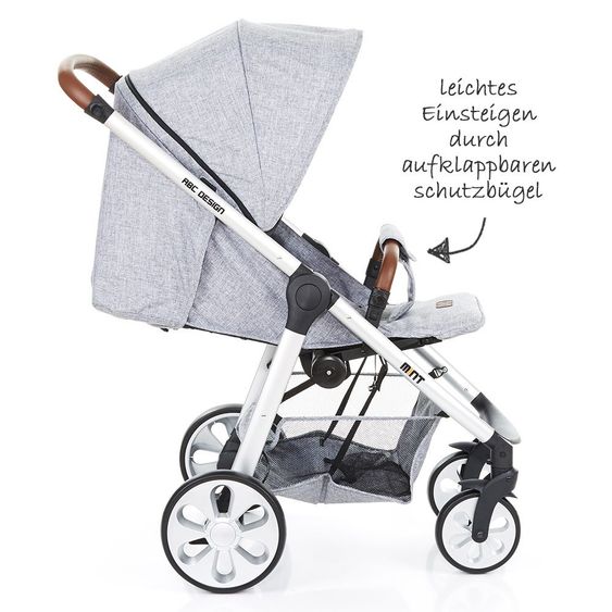 ABC Design Buggy Mint - Graphite Grey