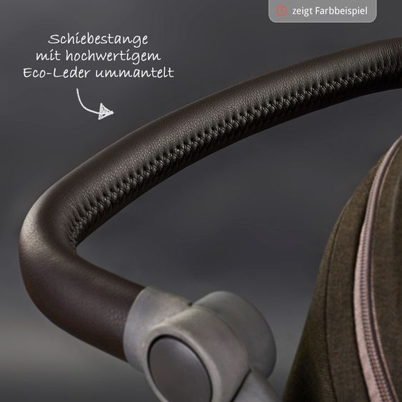 ABC Design Buggy Mint - Graphite Grey - inkl. Regenverdeck und Beindecke