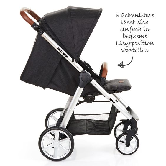 ABC Design Buggy Mint - Piano - inkl. Regenverdeck und Beindecke