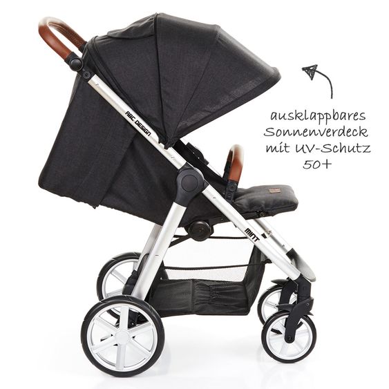 ABC Design Buggy Mint - Piano - inkl. Regenverdeck und Beindecke