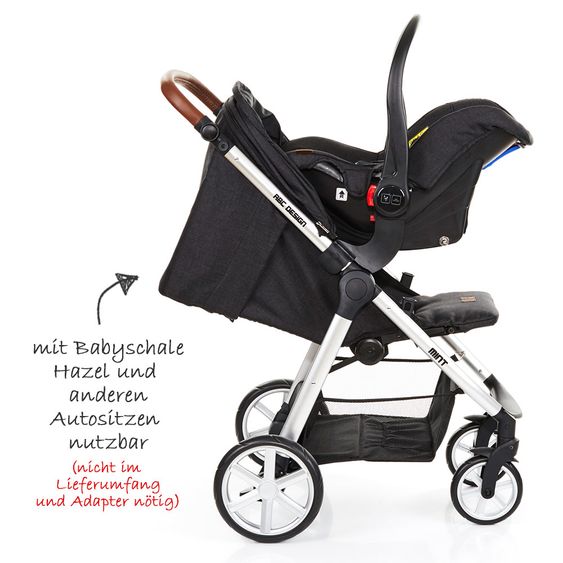 ABC Design Buggy Mint - Piano - inkl. Regenverdeck und Beindecke