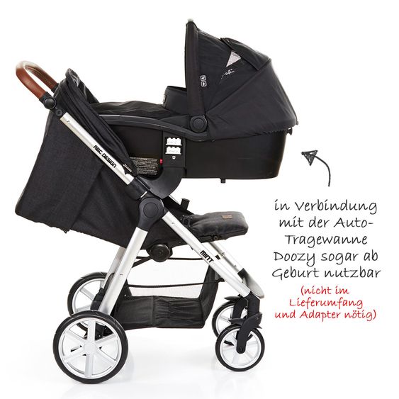ABC Design Buggy Mint - Piano - inkl. Regenverdeck und Beindecke