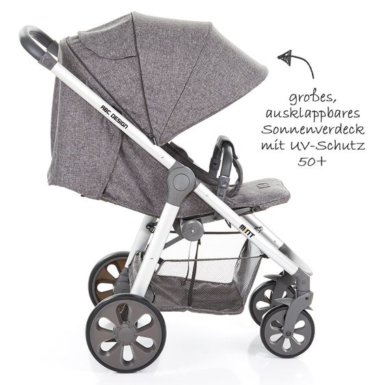 ABC Design Buggy Mint - Track - inkl. Regenverdeck und Beindecke