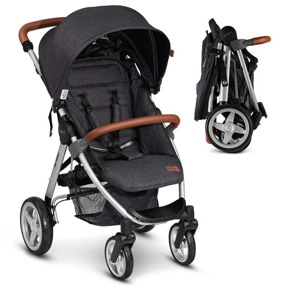 ABC Design Buggy & Sportwagen Avito - Style (mit Liegefunktion, Schieber höhenverstellbar) - Piano