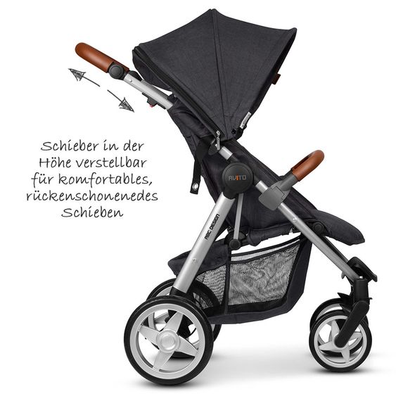 ABC Design Buggy & Sportwagen Avito - Style (mit Liegefunktion, Schieber höhenverstellbar) - Piano