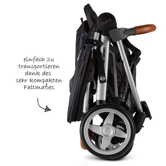 ABC Design Buggy & Sportwagen Avito - Style (mit Liegefunktion, Schieber höhenverstellbar) - Piano