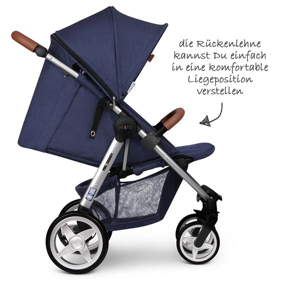ABC Design Buggy & Sportwagen Avito - Style (mit Liegefunktion, Schieber höhenverstellbar) - Shadow