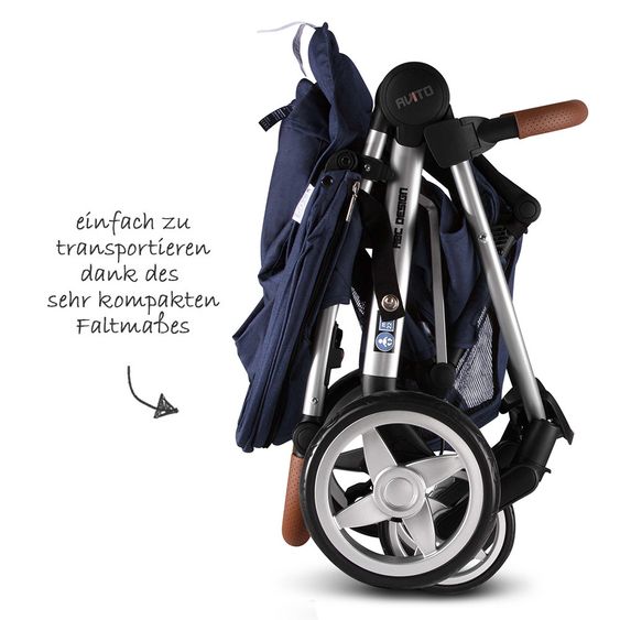 ABC Design Buggy & Sportwagen Avito - Style (mit Liegefunktion, Schieber höhenverstellbar) - Shadow