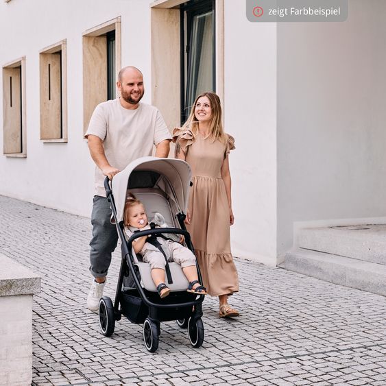 ABC Design Buggy & Sportwagen Avus Air mit Lufträdern - Einhand-Faltung und höhenverstellbarem Schieber (bis 25 kg belastbar) - Ink