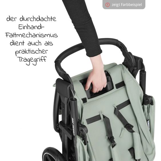 ABC Design Buggy & Sportwagen Avus inkl. Autositz Pebble Pro mit Einhand-Faltung und höhenverstellbarem Schieber (bis 25 kg belastbar) - Honey