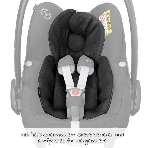 ABC Design Buggy & Sportwagen Avus inkl. Autositz Pebble Pro mit Einhand-Faltung und höhenverstellbarem Schieber (bis 25 kg belastbar) - Honey