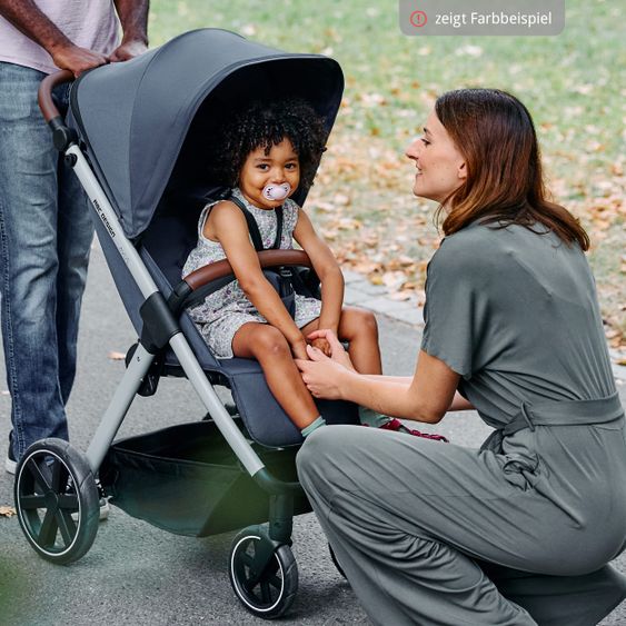 ABC Design Buggy & Sportwagen Avus mit Einhand-Faltung und höhenverstellbarem Schieber (bis 25 kg belastbar) - Classic Edition - Ink