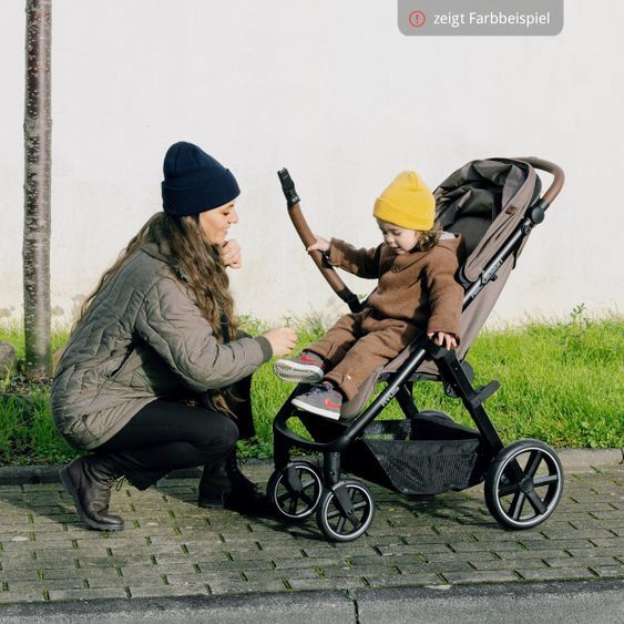 ABC Design Buggy & Sportwagen Avus mit Einhand-Faltung und höhenverstellbarem Schieber (bis 25 kg belastbar) - Classic Edition - Ink