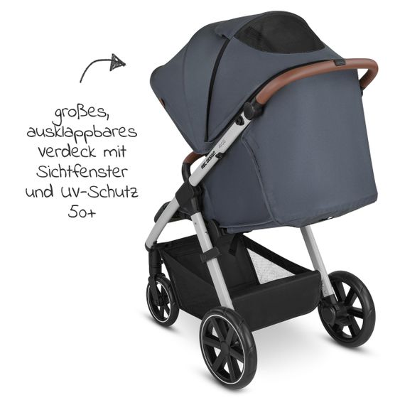 ABC Design Buggy & Sportwagen Avus mit Einhand-Faltung und höhenverstellbarem Schieber (bis 25 kg belastbar) - Classic Edition - Lake