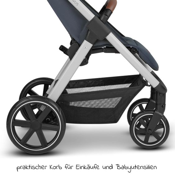 ABC Design Buggy & Sportwagen Avus mit Einhand-Faltung und höhenverstellbarem Schieber (bis 25 kg belastbar) - Classic Edition - Lake