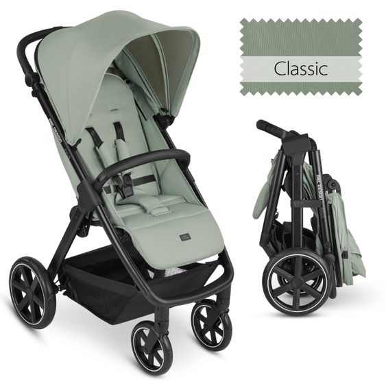 ABC Design Buggy & Sportwagen Avus mit Einhand-Faltung und höhenverstellbarem Schieber (bis 25 kg belastbar) - Classic Edition - Pine