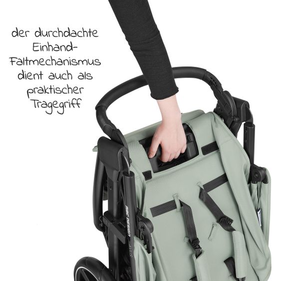 ABC Design Buggy & Sportwagen Avus mit Einhand-Faltung und höhenverstellbarem Schieber (bis 25 kg belastbar) - Classic Edition - Pine