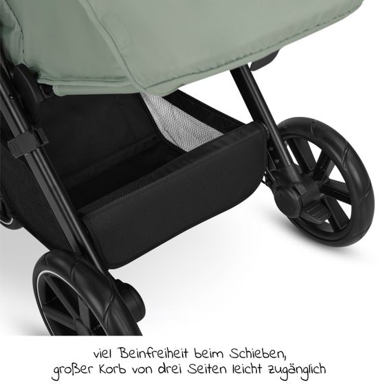 ABC Design Buggy & Sportwagen Avus mit Einhand-Faltung und höhenverstellbarem Schieber (bis 25 kg belastbar) - Classic Edition - Pine