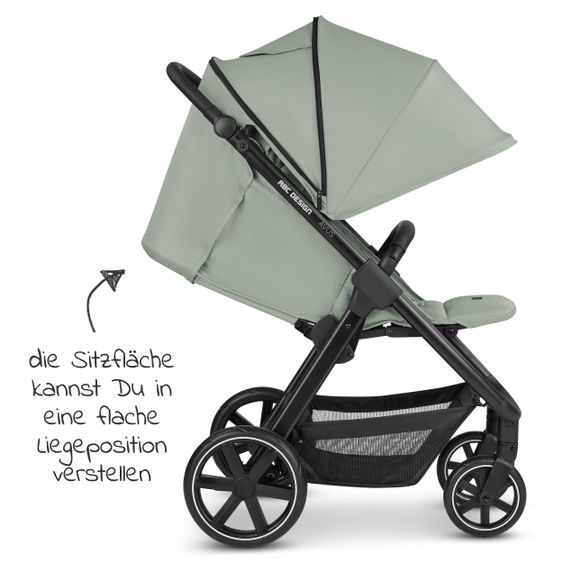 ABC Design Buggy & Sportwagen Avus mit Einhand-Faltung und höhenverstellbarem Schieber (bis 25 kg belastbar) - Classic Edition - Pine