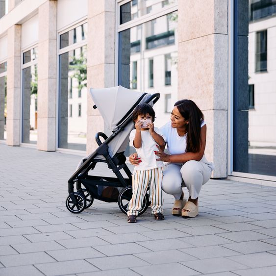 ABC Design Buggy & Sportwagen Avus mit Einhand-Faltung und höhenverstellbarem Schieber (bis 25 kg belastbar) - Powder