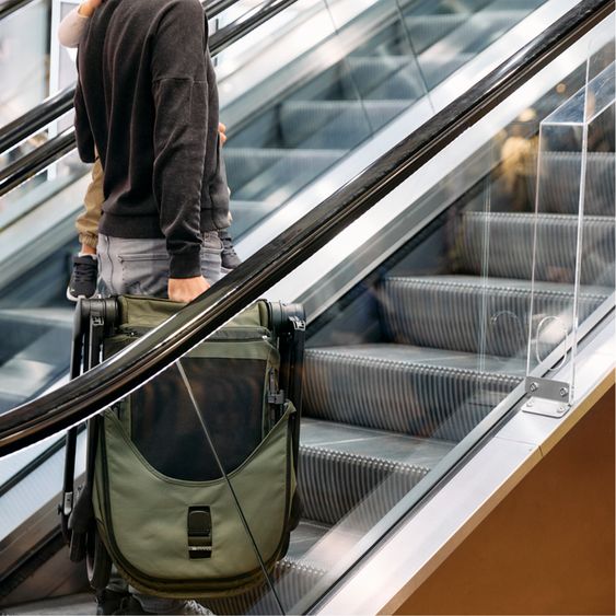 ABC Design Buggy & Sportwagen City Life bis 22 kg belastbar mit wendbarer Sitzeinheit, Teleskopschiebr, Liegeposition & Einkaufskorb für 10 kg - Avocado