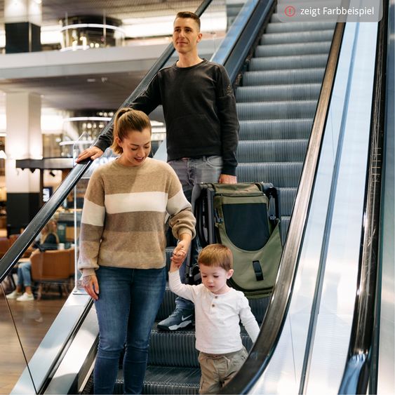 ABC Design Buggy & Sportwagen City Life bis 22 kg belastbar mit wendbarer Sitzeinheit, Teleskopschiebr, Liegeposition & Einkaufskorb für 10 kg - Nature