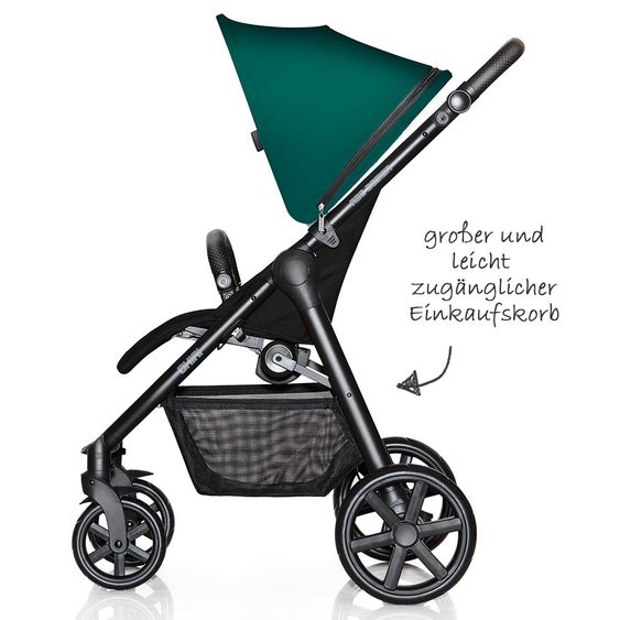 ABC Design Buggy & Sportwagen Okini - bis 22 kg (ca. 4 Jahre) - Basil