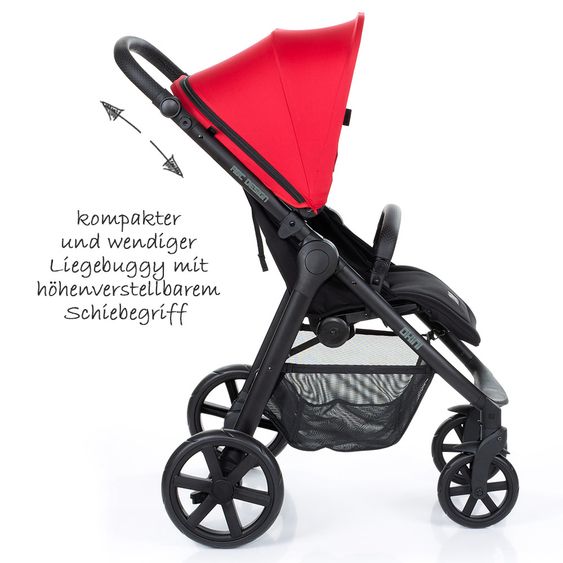 ABC Design Buggy & Sportwagen Okini - bis 22 kg (ca. 4 Jahre) - Berry