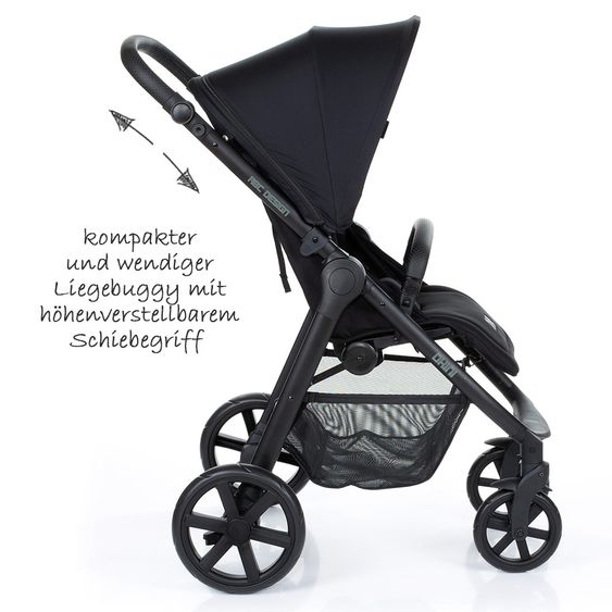 ABC Design Buggy & Sportwagen Okini - bis 22 kg (ca. 4 Jahre) - Black