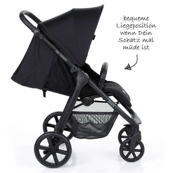 ABC Design Buggy & Sportwagen Okini - bis 22 kg (ca. 4 Jahre) - Black