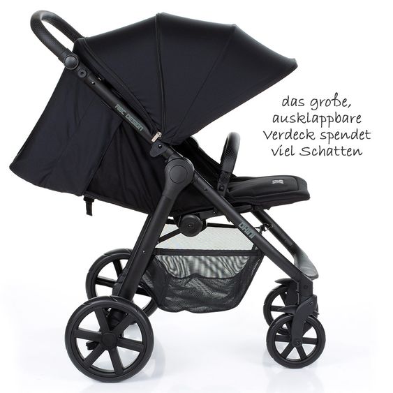 ABC Design Buggy & Sportwagen Okini - bis 22 kg (ca. 4 Jahre) - Black