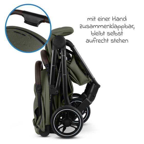 ABC Design Poussette & Sportwagen Ping 4 Trekking Jusqu’à 22 Kg Chargeable avec Position Allongée Incl. Pack De Protection - Pes