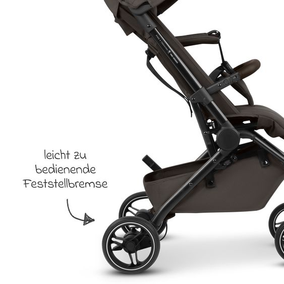 ABC Design Poussette & Sportwagen Ping 4 Trekking Jusqu'à 22 Kg Charge Avec Position Allongée - Noix