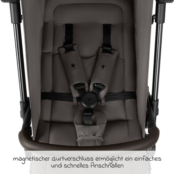 ABC Design Poussette & Sportwagen Ping 4 Trekking Jusqu'à 22 Kg Charge Avec Position Allongée - Noix