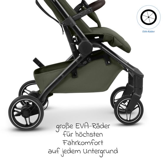 ABC Design Poussette & Sportwagen Ping 4 Trekking Jusqu'à 22 Kg Charge Avec Position Allongée - Pea