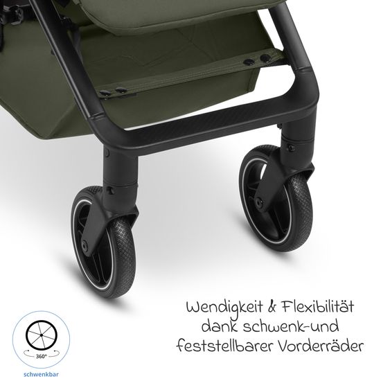 ABC Design Poussette & Sportwagen Ping 4 Trekking Jusqu'à 22 Kg Charge Avec Position Allongée - Pea