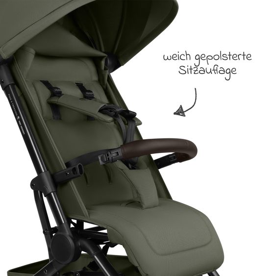 ABC Design Poussette & Sportwagen Ping 4 Trekking Jusqu'à 22 Kg Charge Avec Position Allongée - Pea
