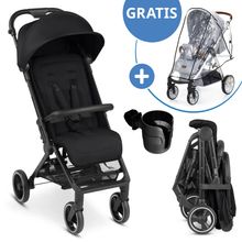 Buggy & Sportwagen Ping Two Trekking mit flacher Liegeposition, Transporttasche, Tragegurt, Getränkehalter & Regenschutz - Ink