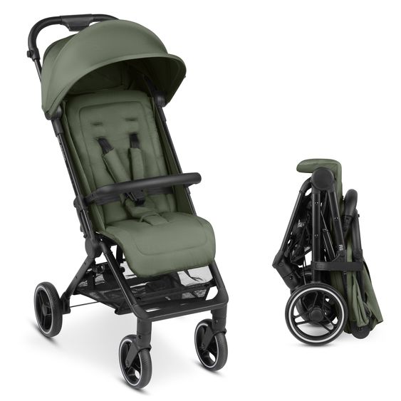 ABC Design Ping Two Trekking passeggino e carrozzina con posizione reclinabile piatta, navicella e tracolla - Olive