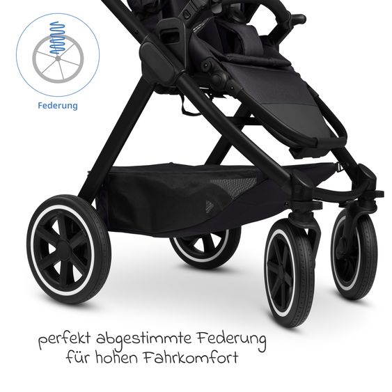 ABC Design Buggy & pushchair Samba 2 with sports seat (from approx. 9 months) - Pure - Coal