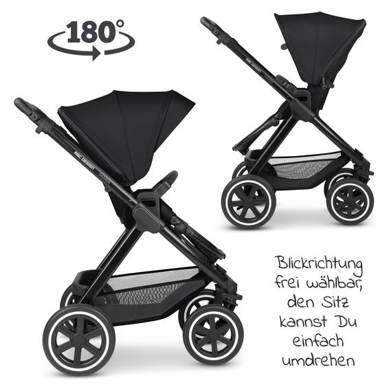 ABC Design Passeggino Samba con seggiolino sportivo (da circa 9 mesi) - Ink