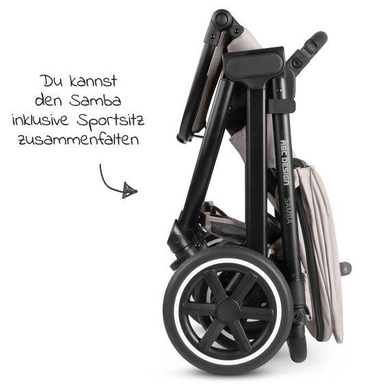 ABC Design Buggy & Sportwagen Samba mit Sportsitz (ab ca. 9 Monate) - Powder