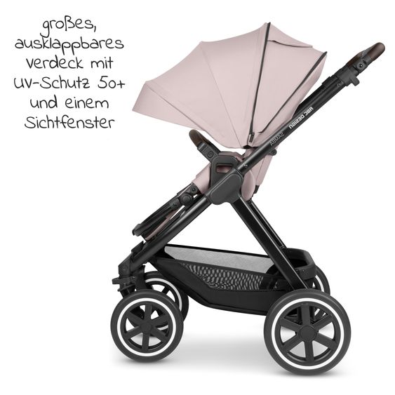 ABC Design Buggy & pushchair Samba with sports seat (from approx. 9 months) - Pure Edition - Berry