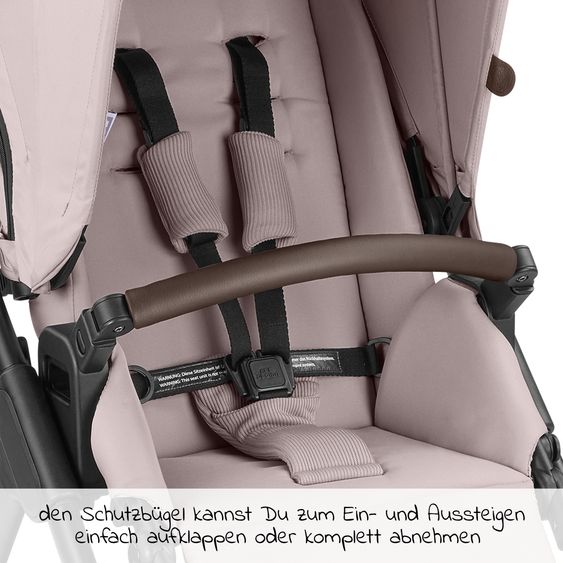 ABC Design Buggy & pushchair Samba with sports seat (from approx. 9 months) - Pure Edition - Berry