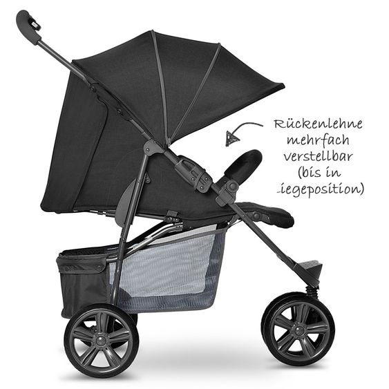 ABC Design Buggy Treviso 3 - Kollektion 2018 - Woven Black (Circle-Line)
