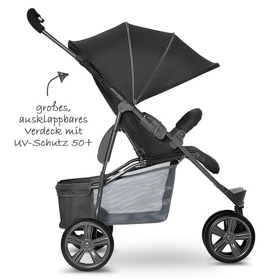 ABC Design Buggy Treviso 3 - Woven Black (Circle-Line)