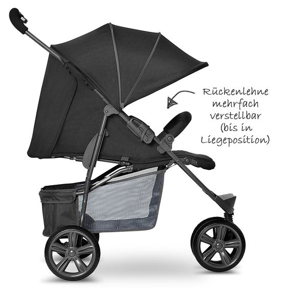 ABC Design Buggy Treviso 3 - Woven Black (Circle-Line)